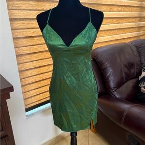 lingerie dress green